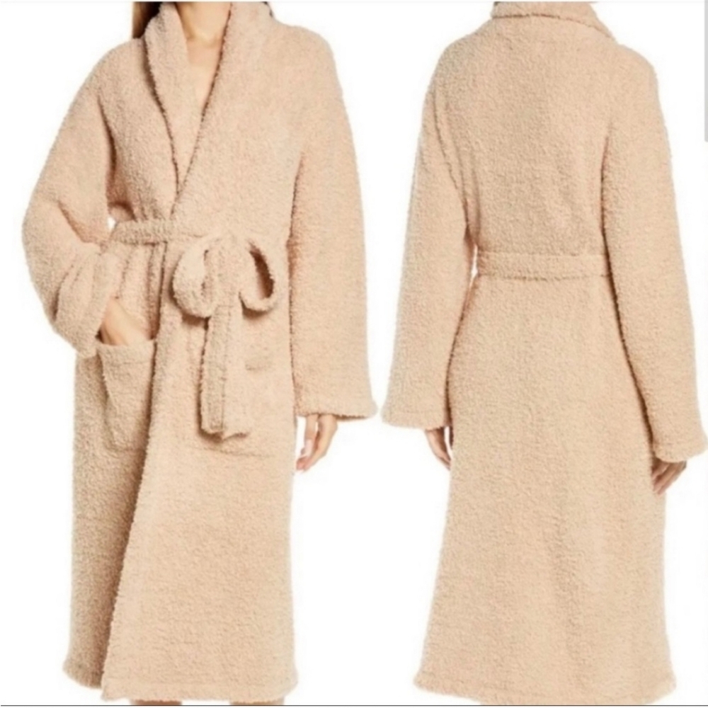 Barefoot Dreams Cozy Chic Beige Robe size 3